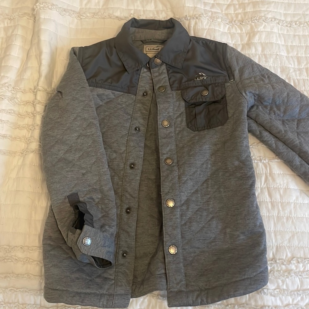 Ll bean boys snap long sleeve